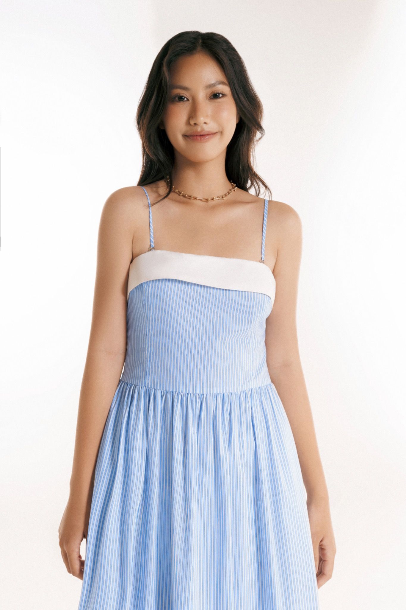 Striped Midi Dress