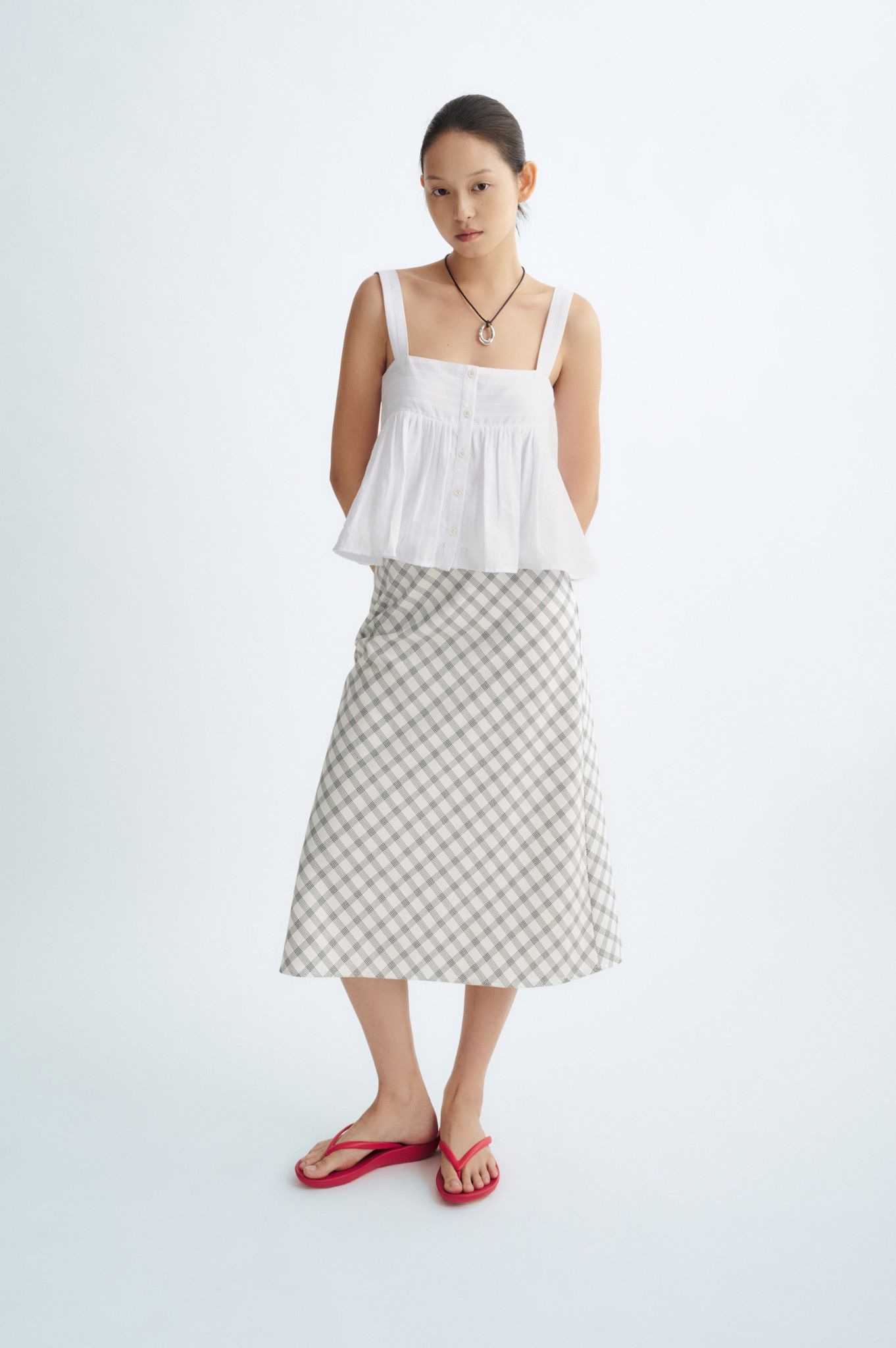 White Babydoll Top