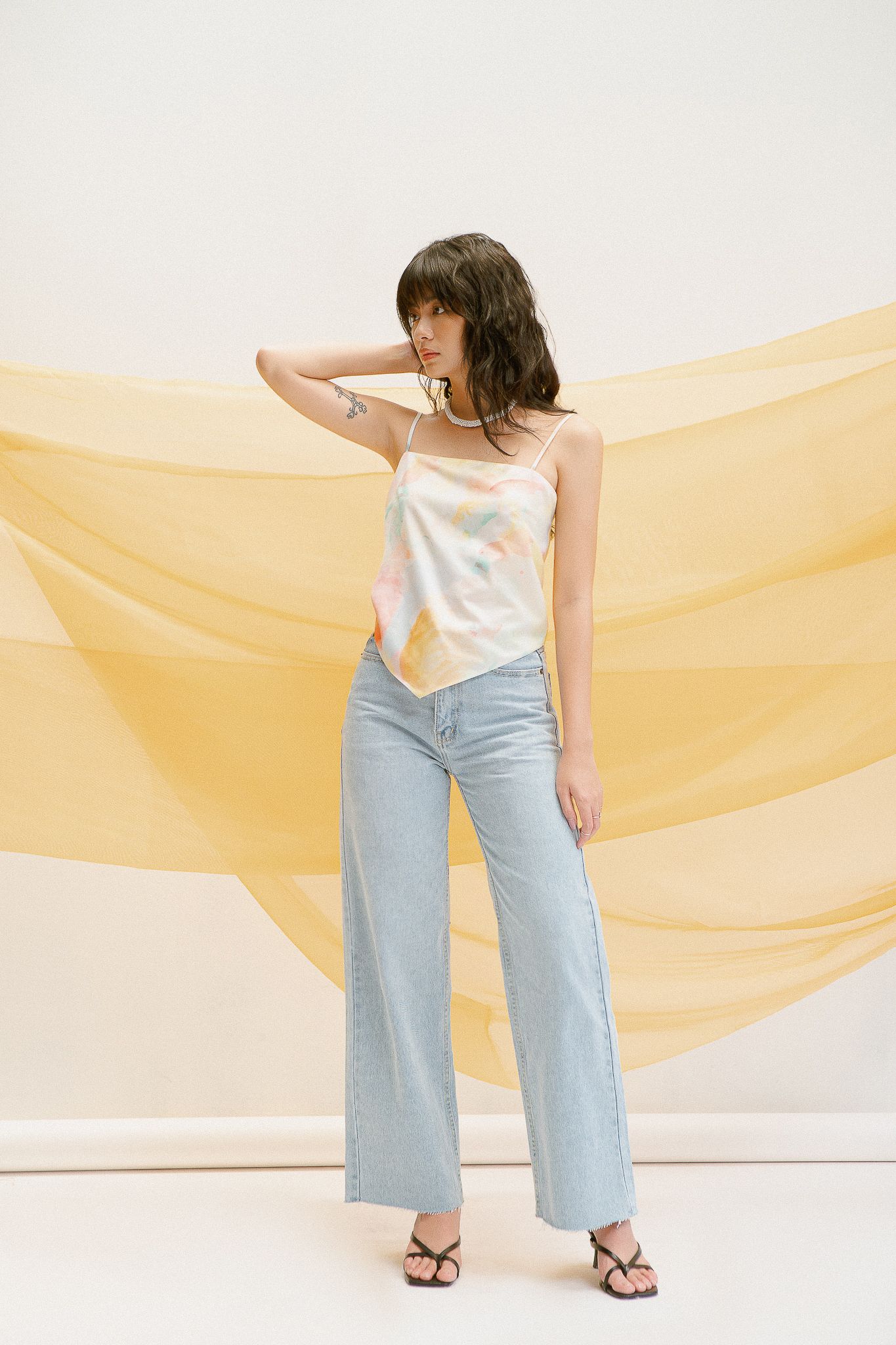 High Rise Wide Leg Jeans