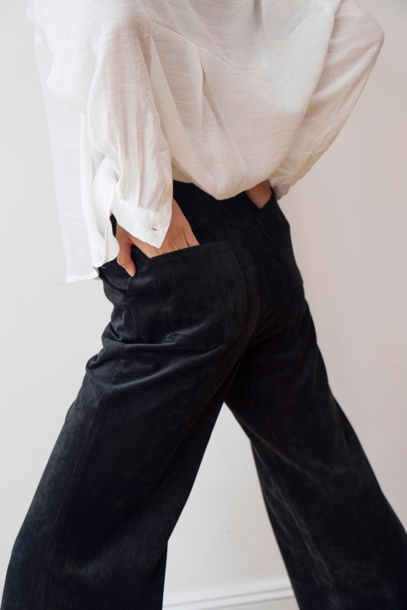 Corduroy Wide Leg Pants