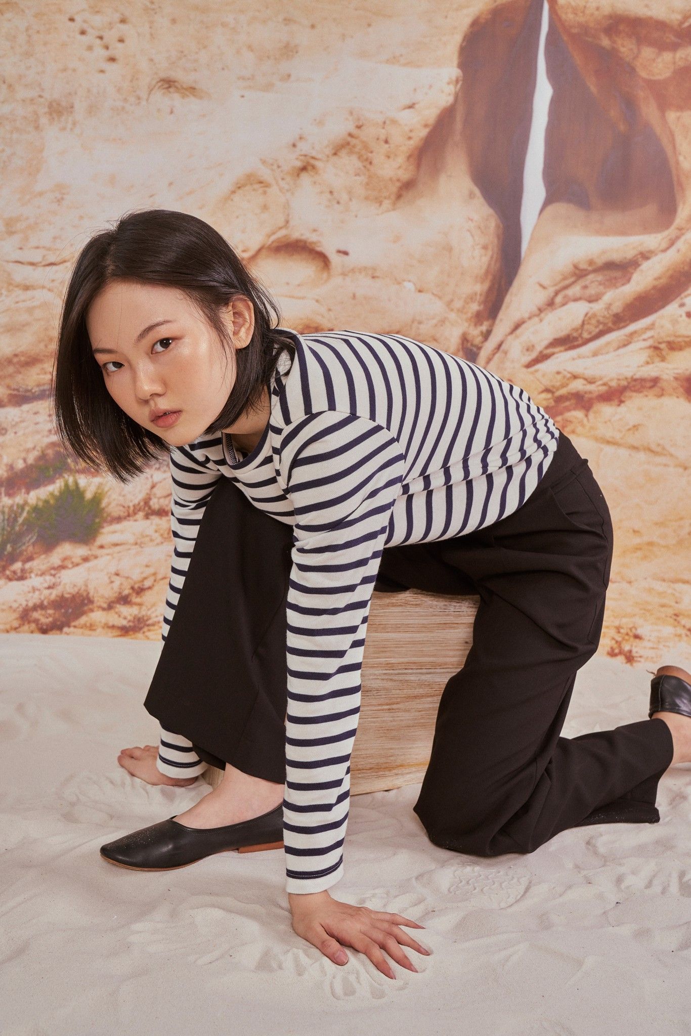 Striped Long Sleeve T-Shirt