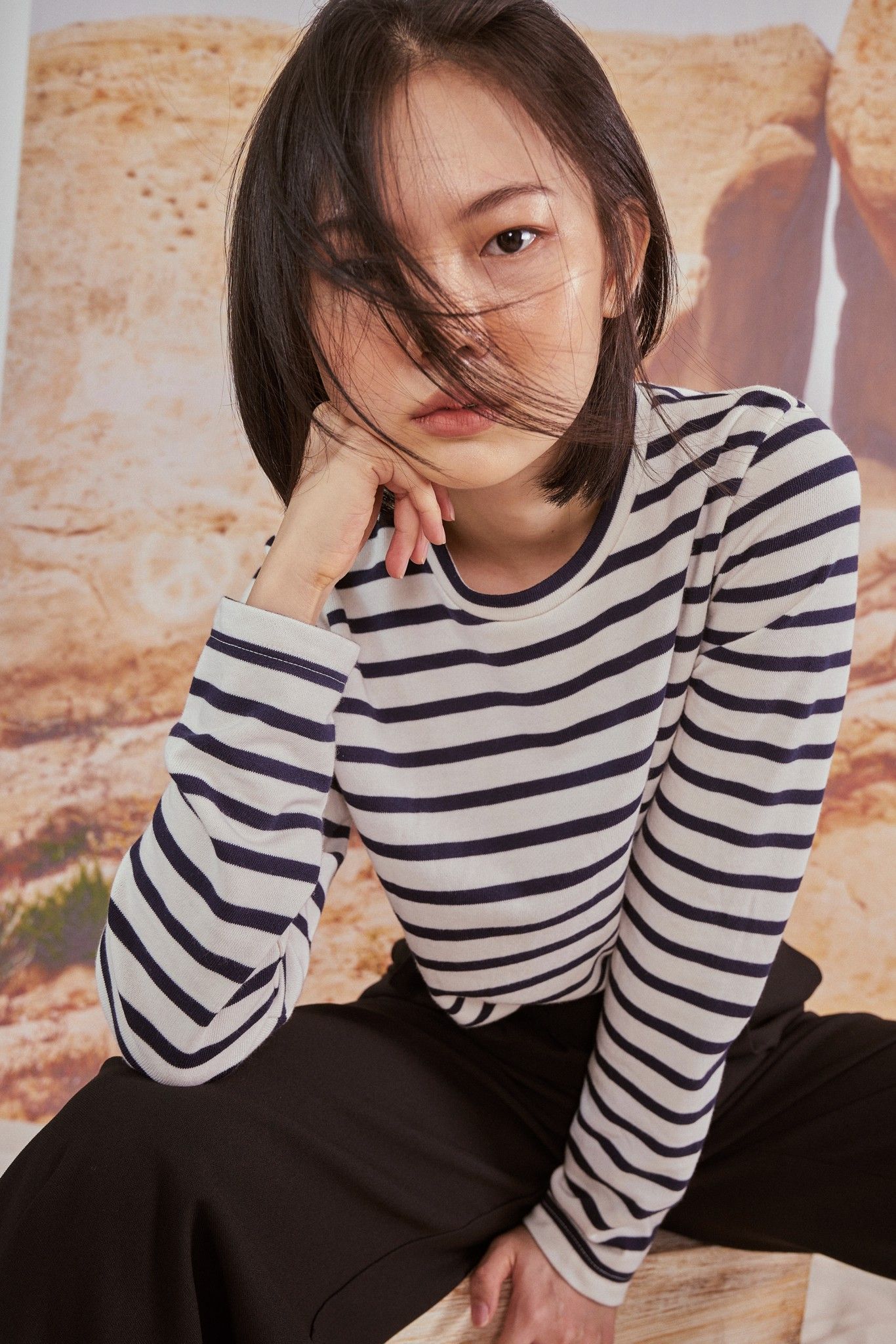 Striped Long Sleeve T-Shirt