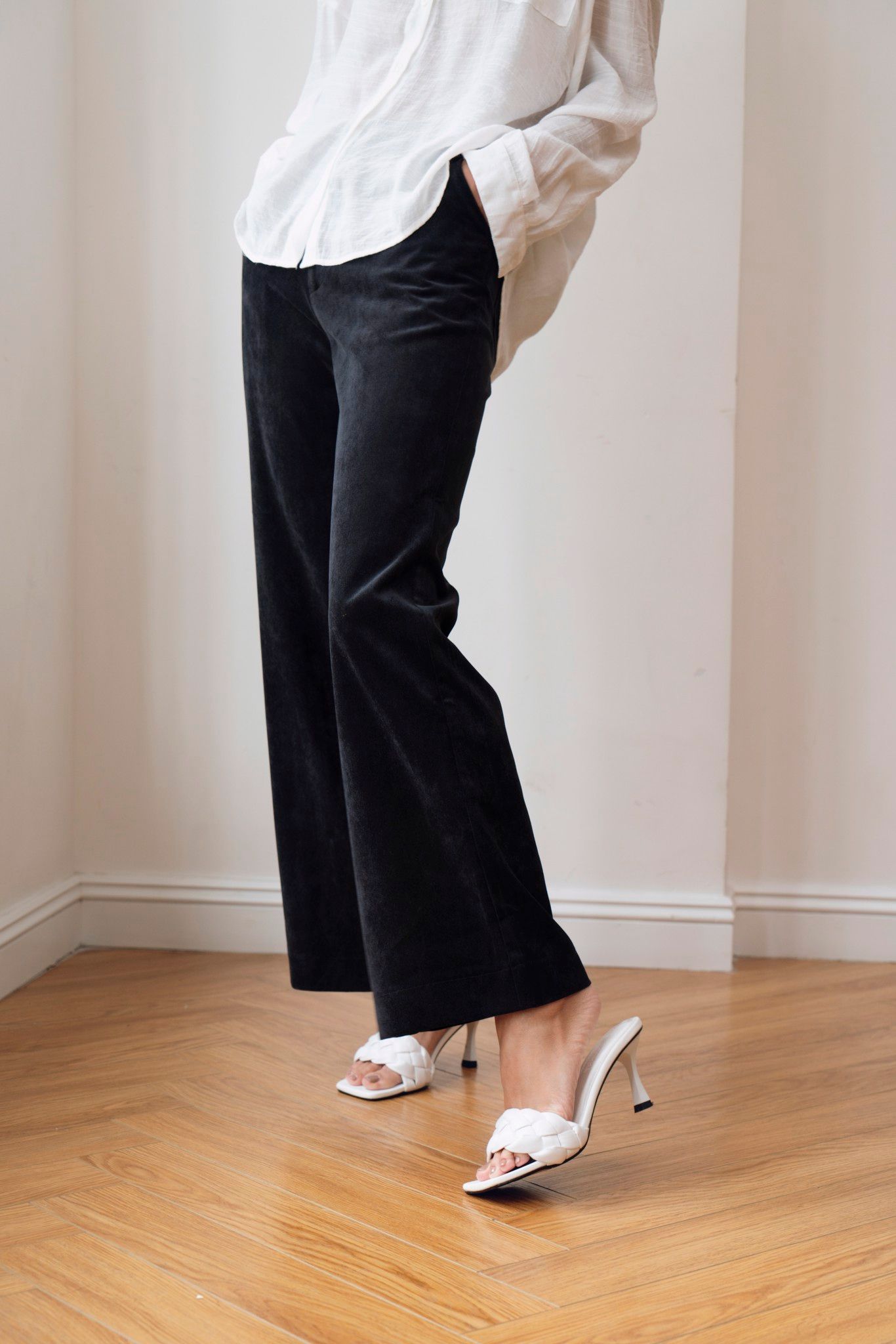Corduroy Wide Leg Pants