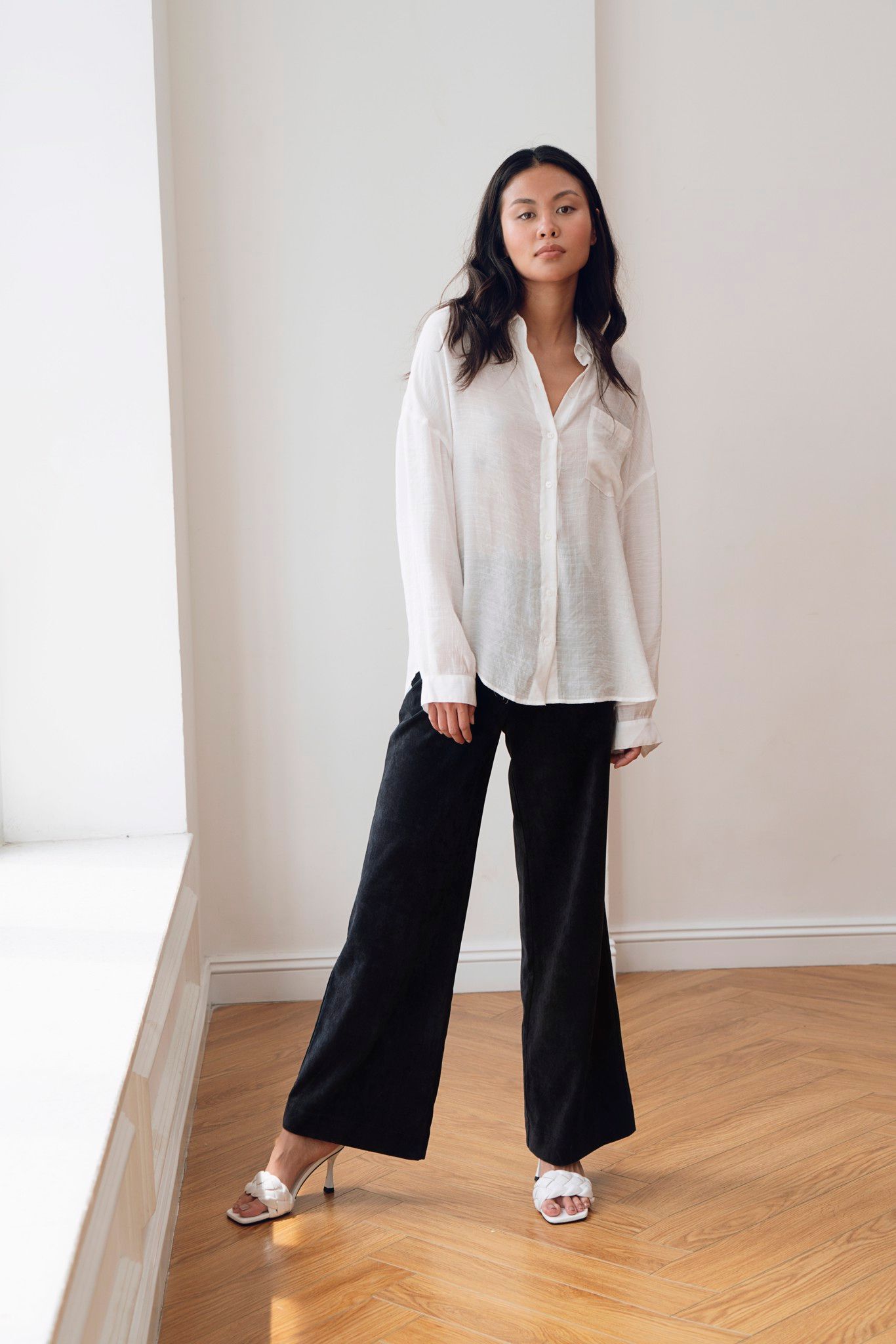 Corduroy Wide Leg Pants