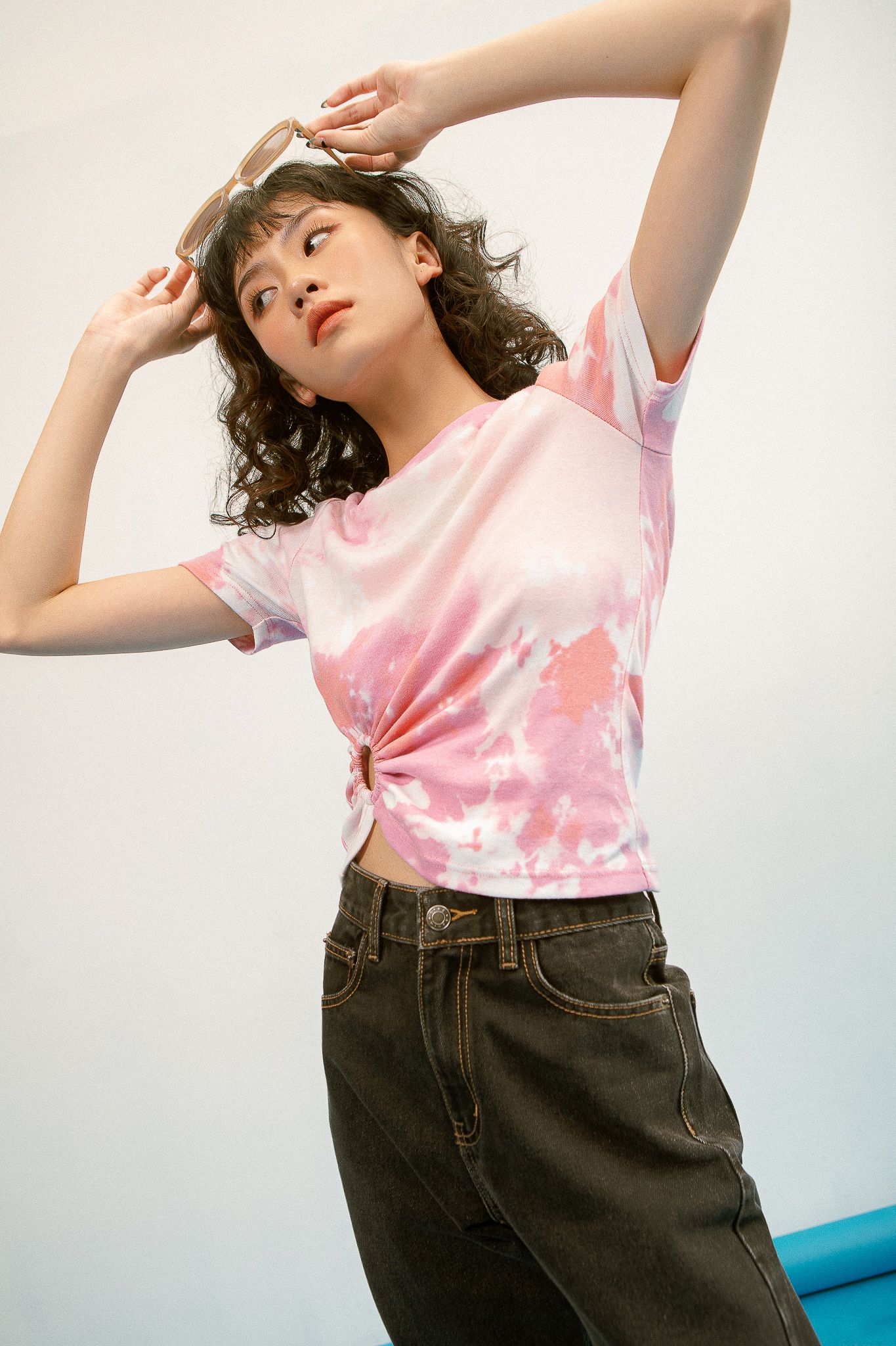Tie - dye T-shirt With Ring
