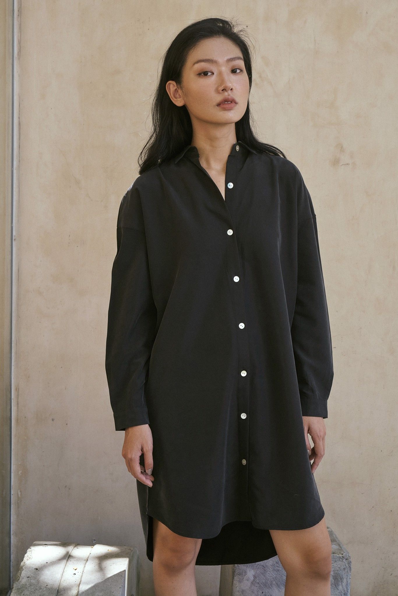 Black Shirt Dress
