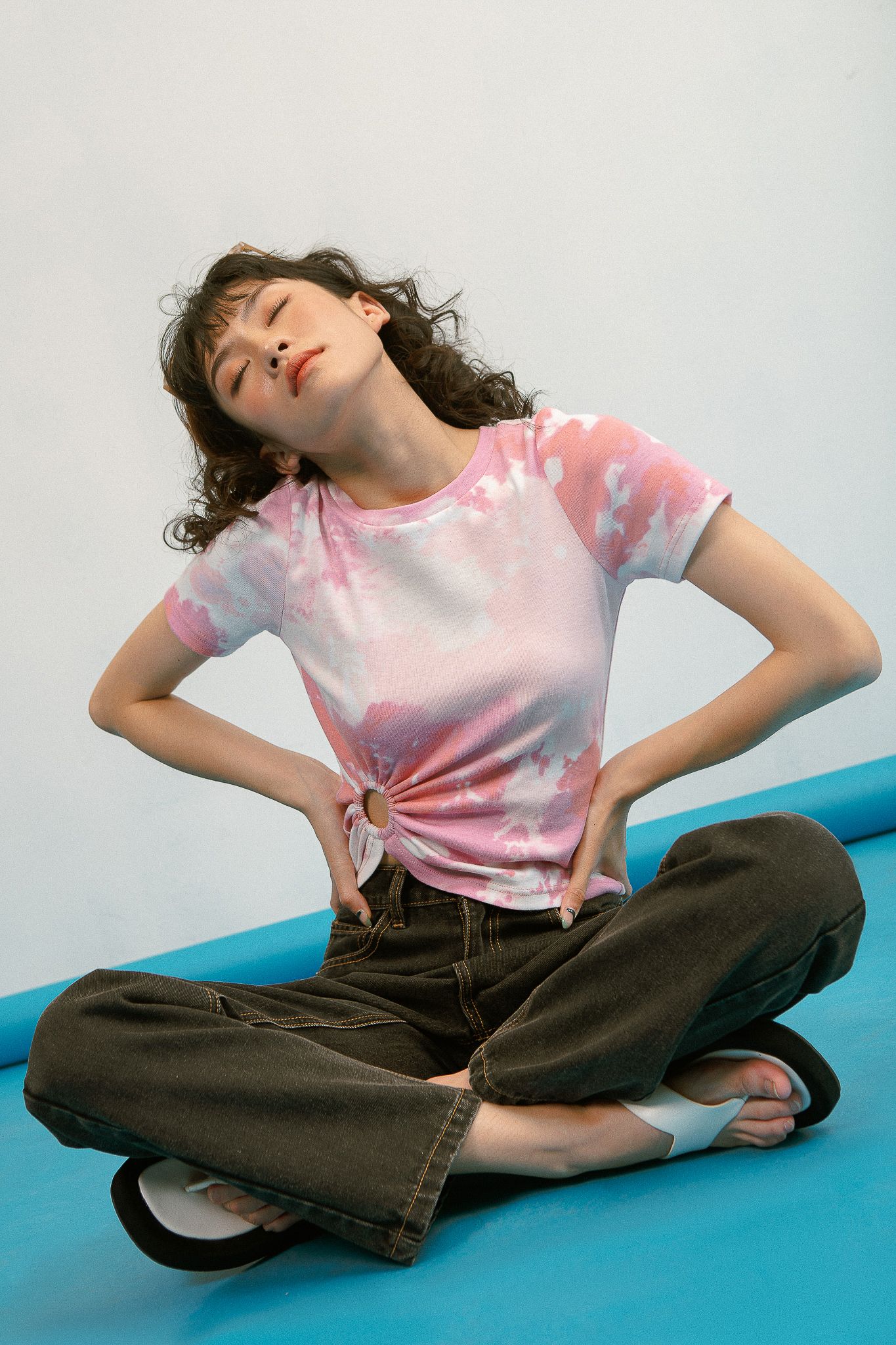 Tie - dye T-shirt With Ring
