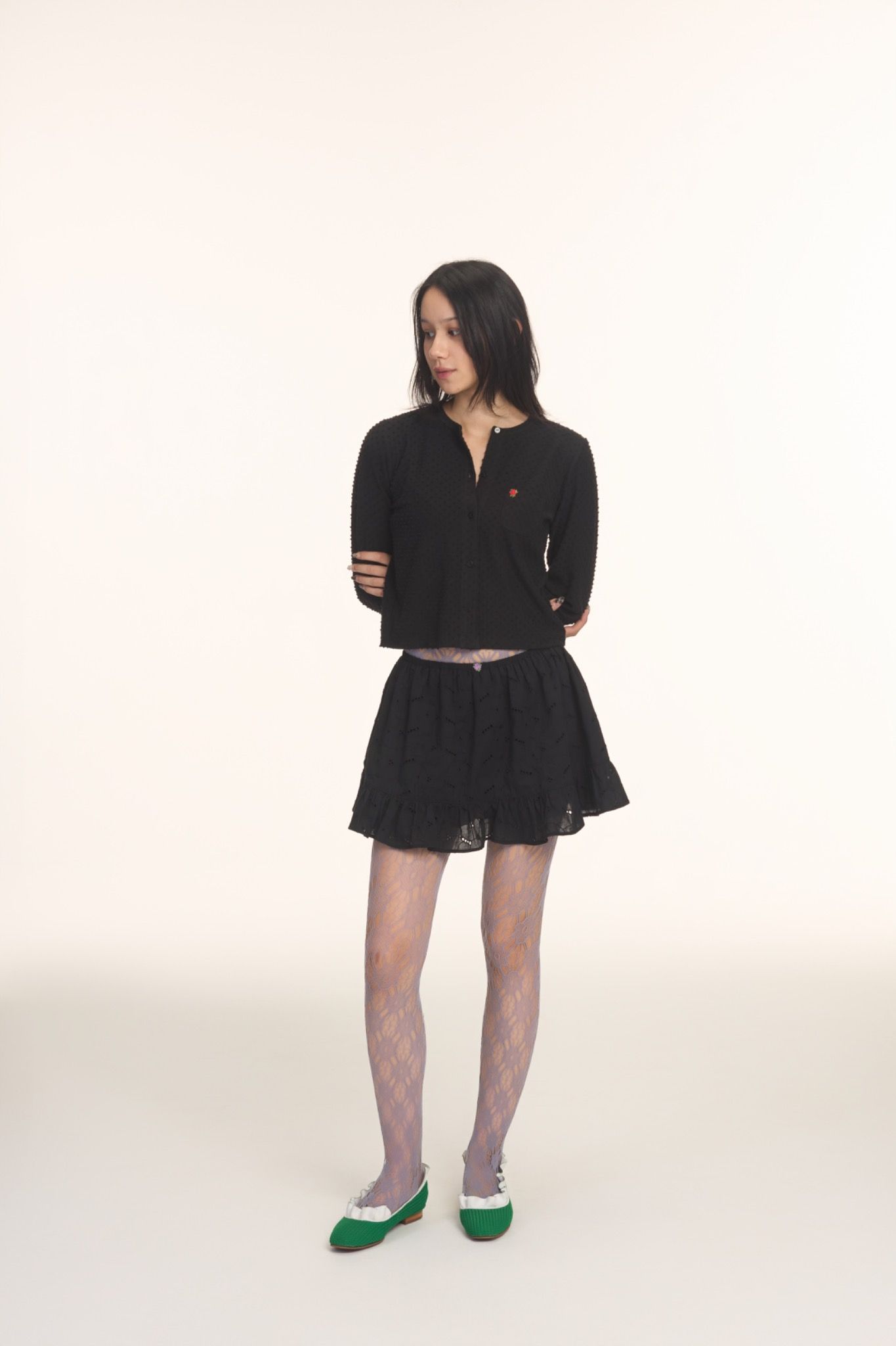 Black Long Sleeve Cardigan