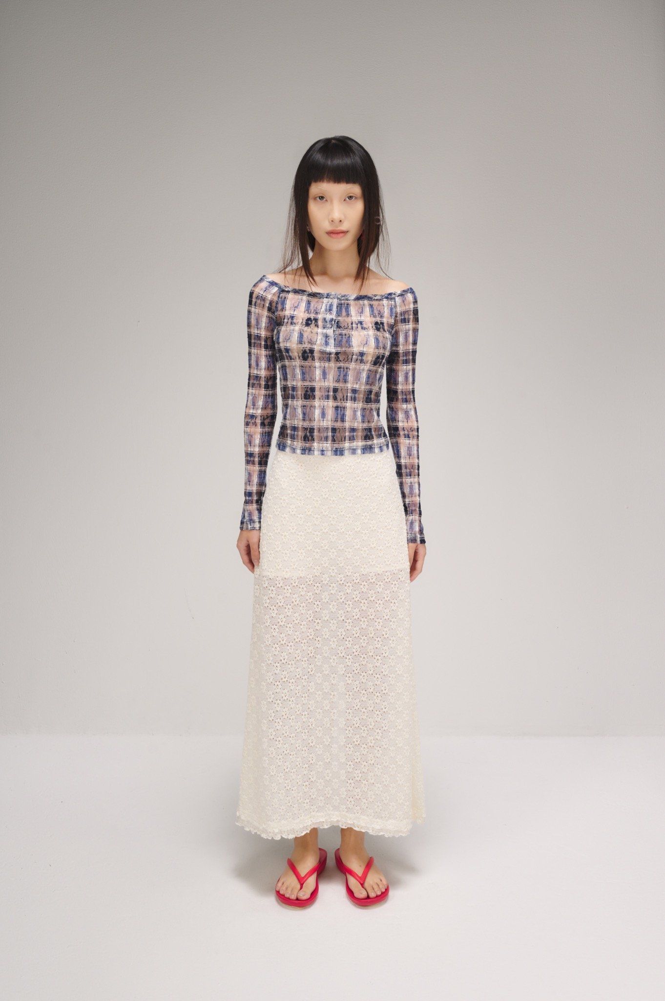 Lace Midi Skirt