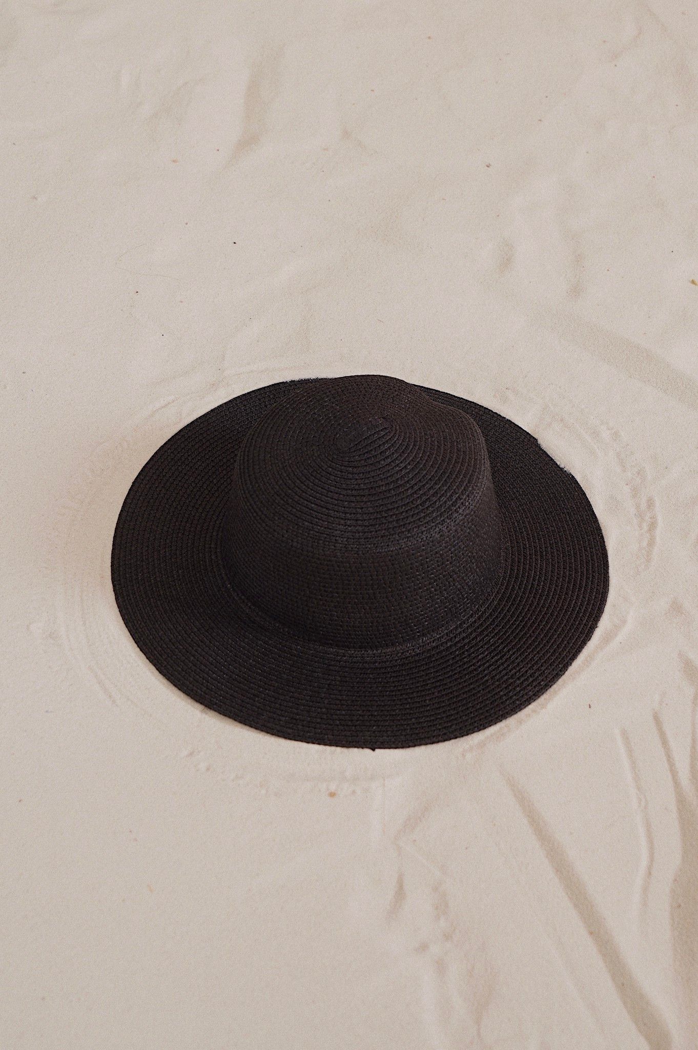 Black Boater Hat