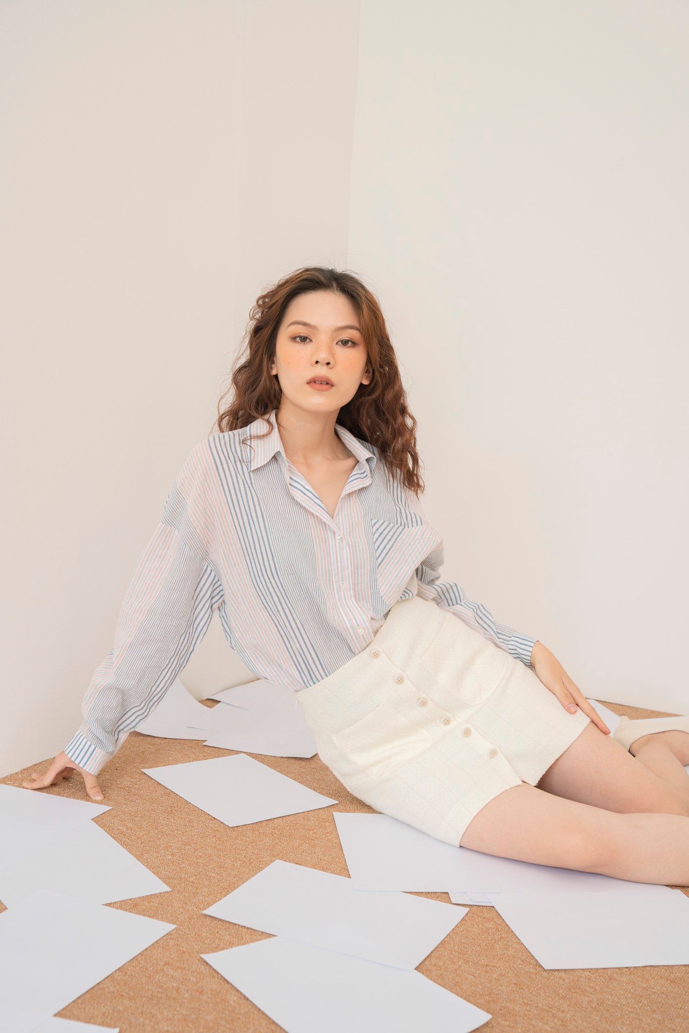 Tweed Mini Skirt