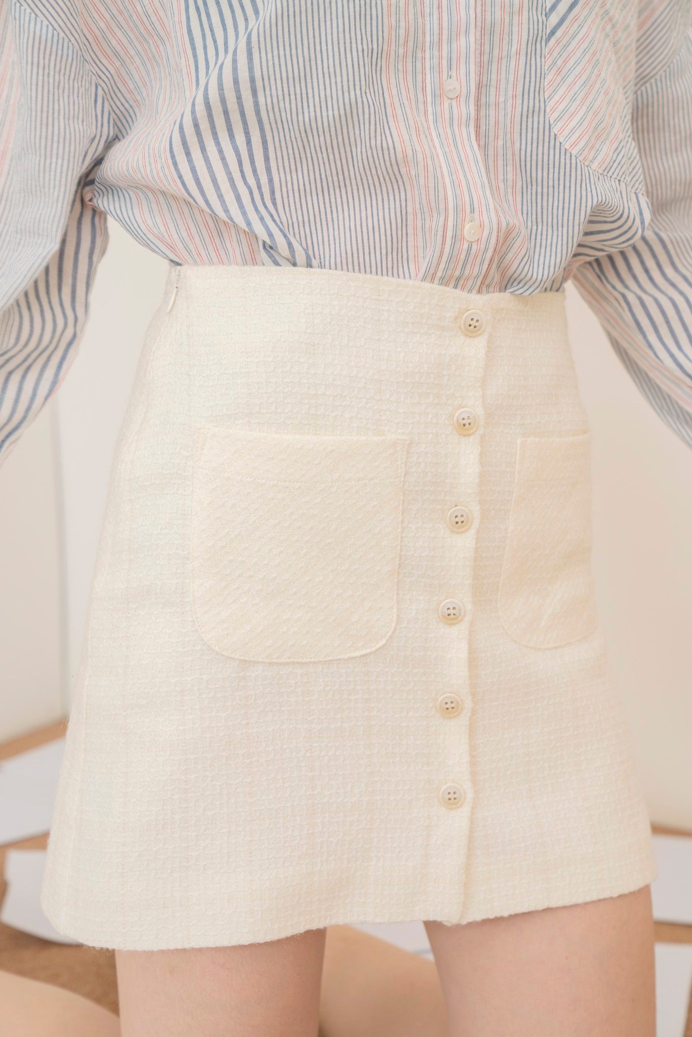 Tweed Mini Skirt