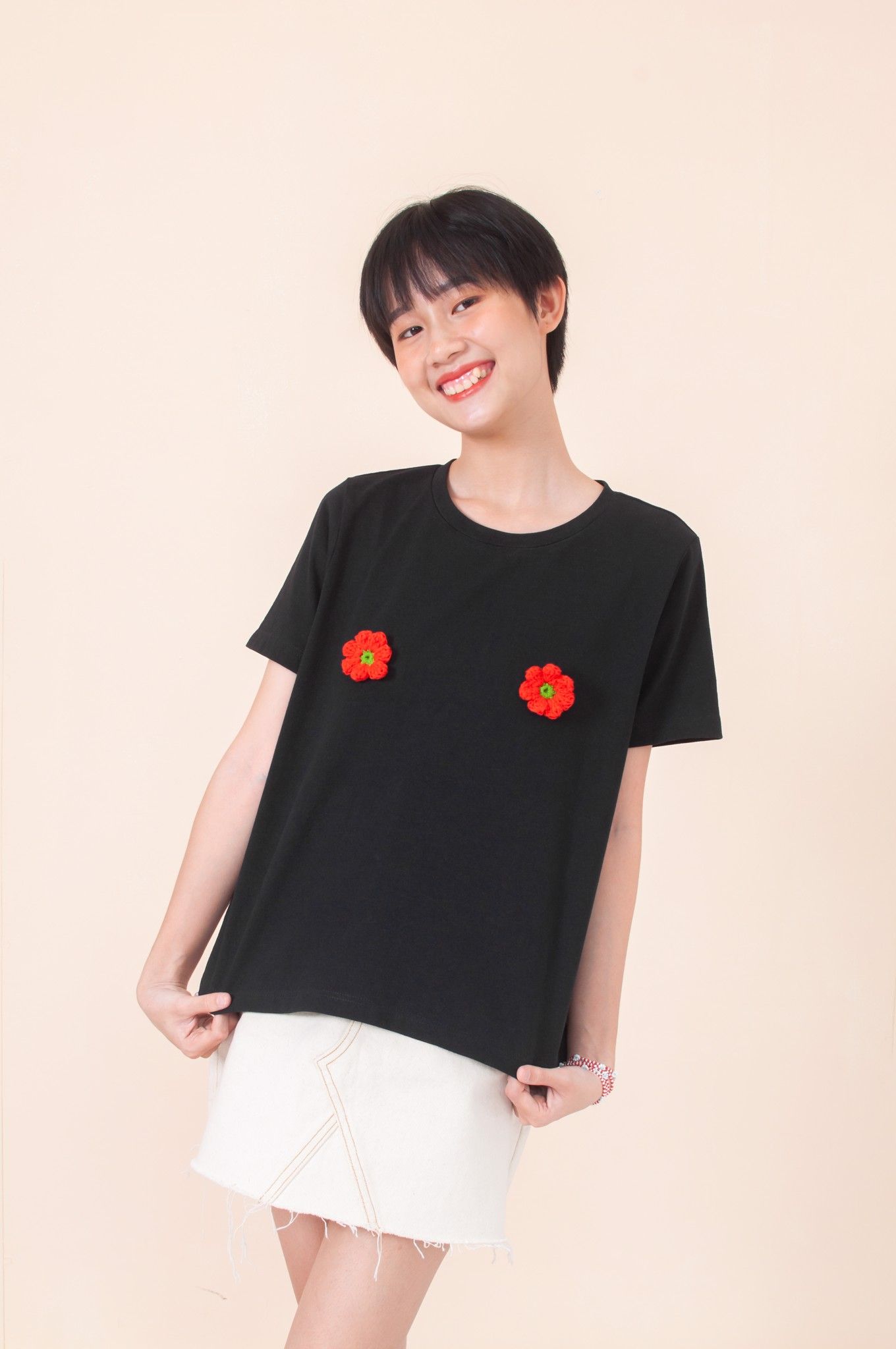 Blooming Tshirt - Black