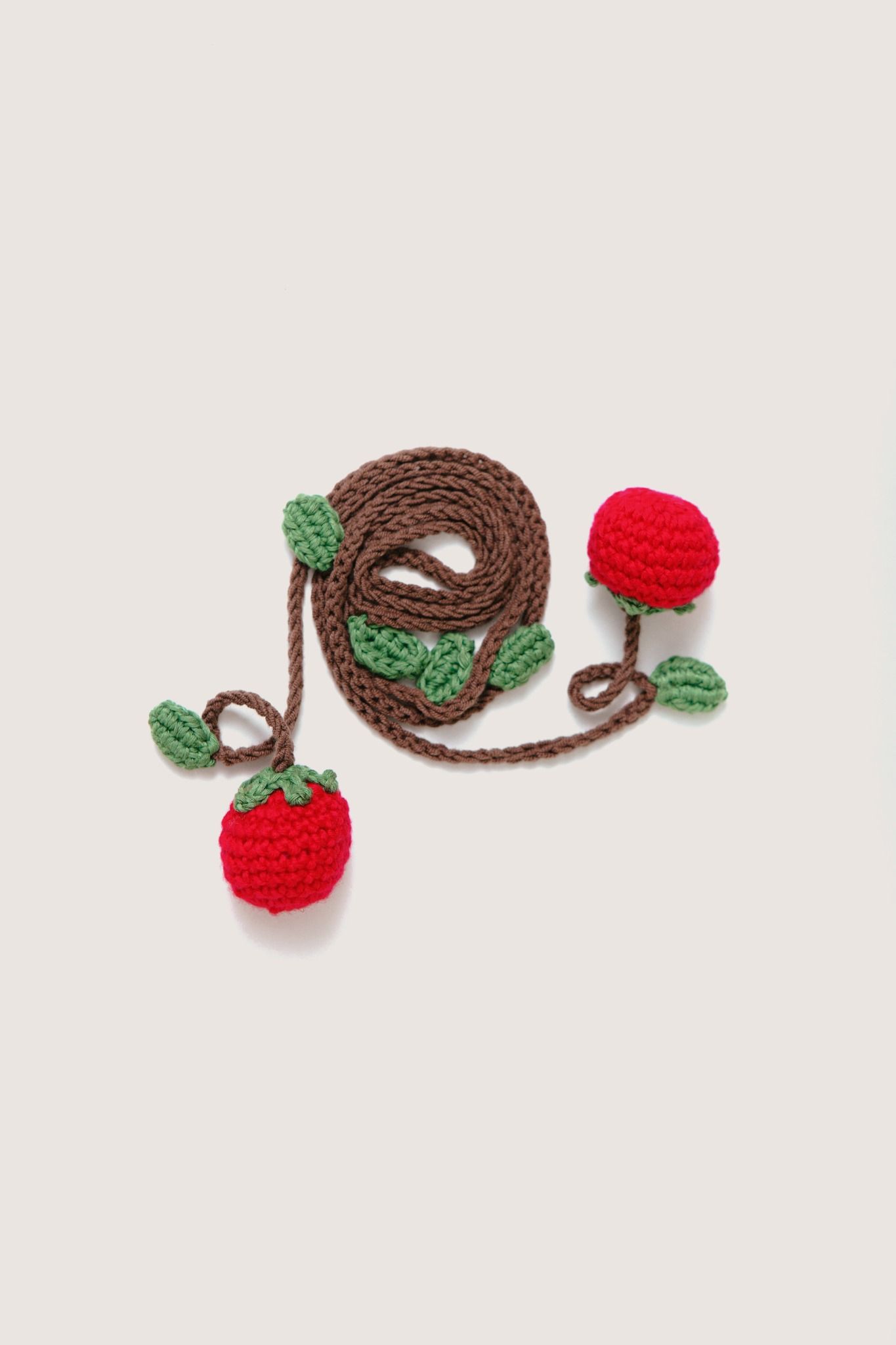  Fresh Tomato Harvest Crochet Neck Lace 