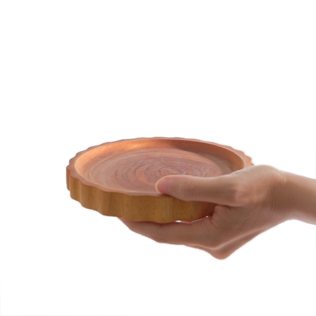 XK885 - Thố gỗ bánh quy 18cm