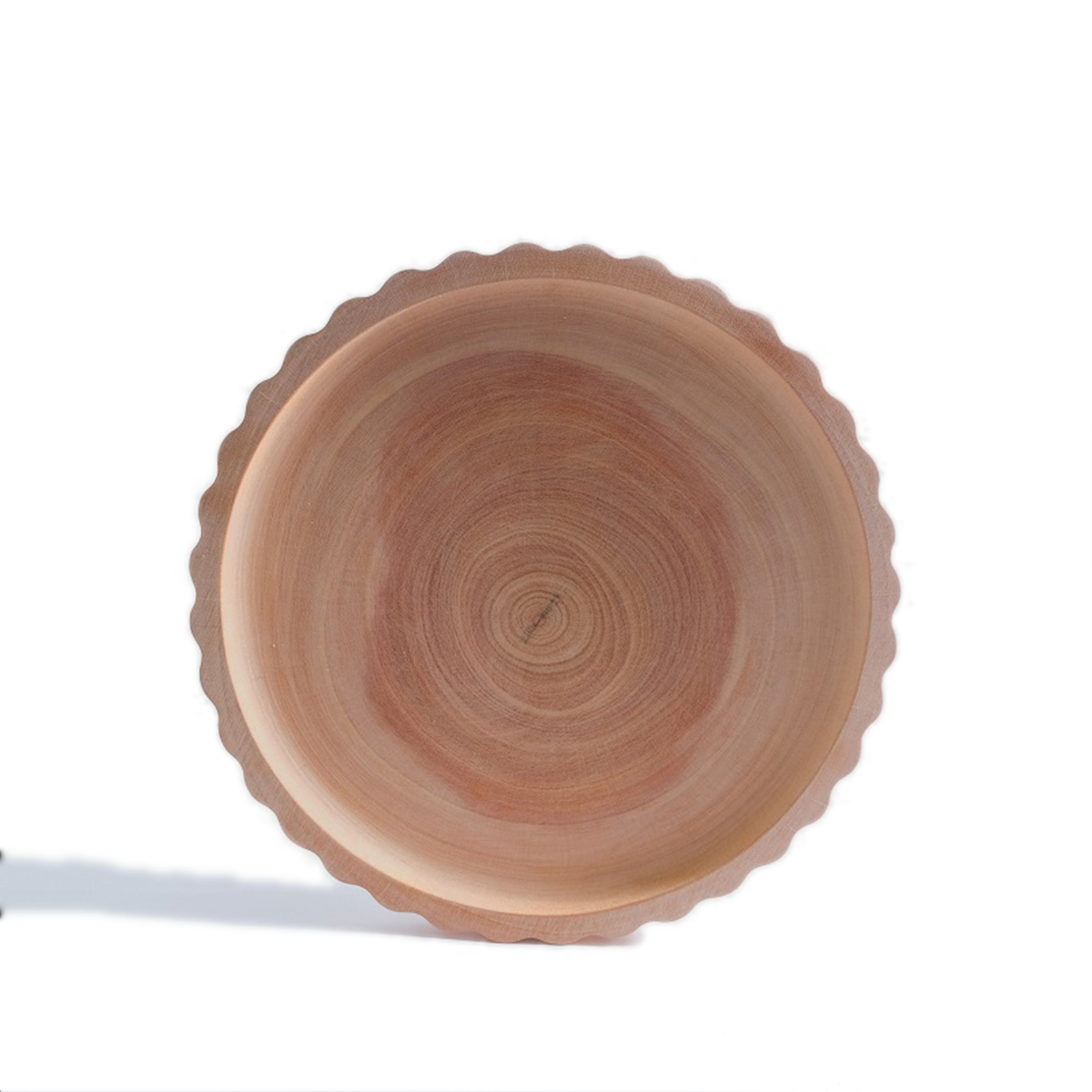 XK886 - Wooden bowl cookie shape 22cm