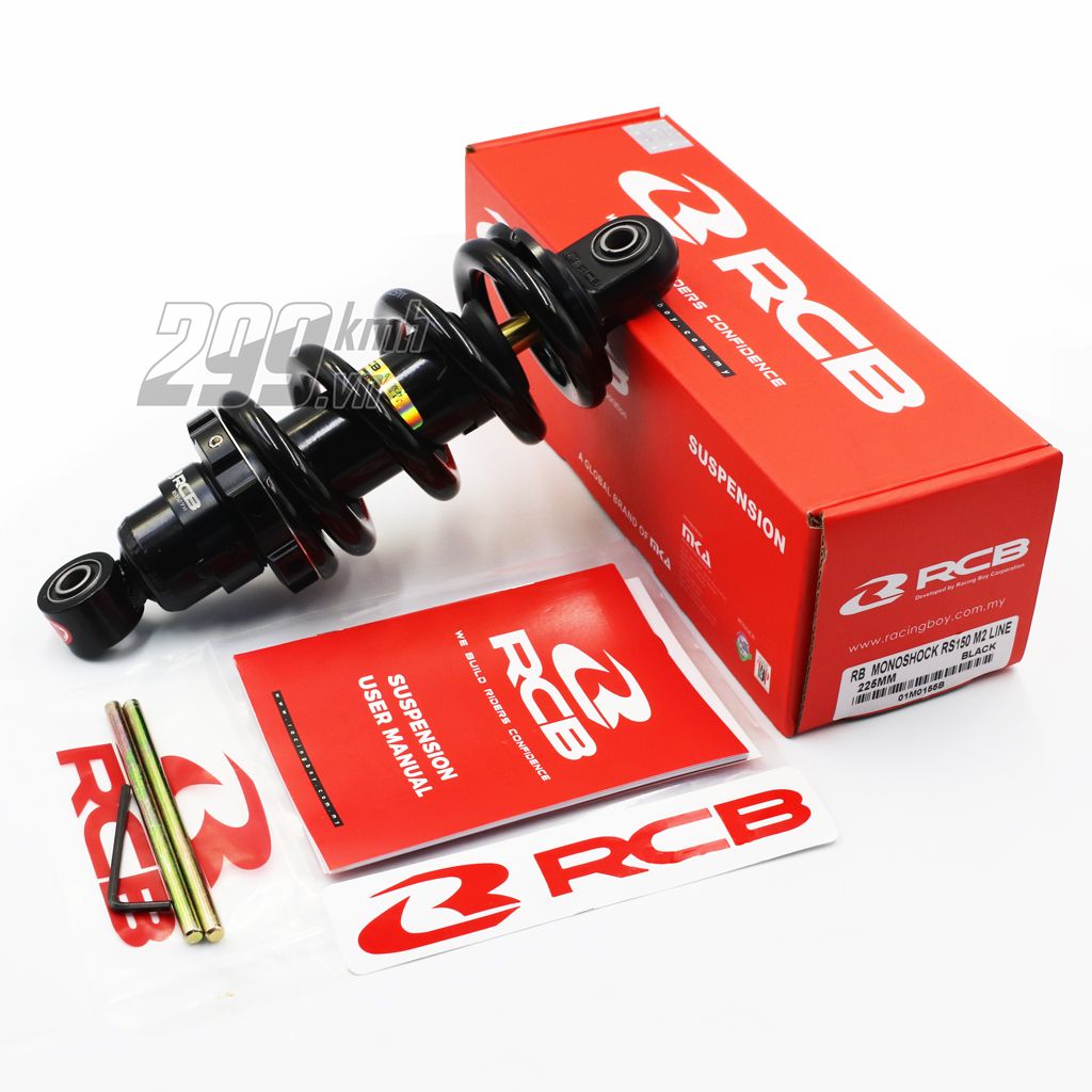 Phuộc RCB Mono Shock M2 Line chính hãng cho Winner, Sonic - Màu đen