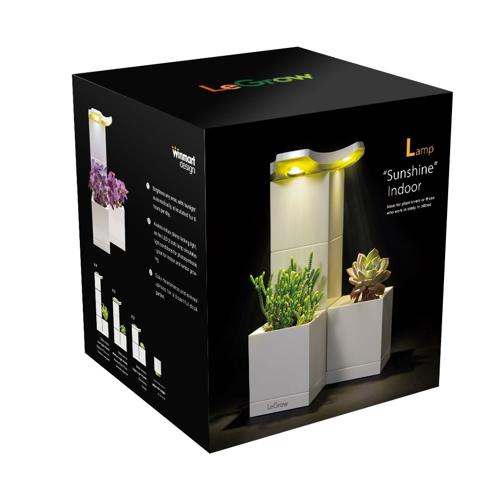 Chậu trồng cây thông minh tích hợp đèn Led Legrow - Sunshine Indoor