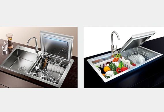 Intelligent ultrasonic dishwasher
