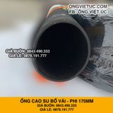  Ống cao su bố vải kt phi 170mm - Ống Việt Úc 