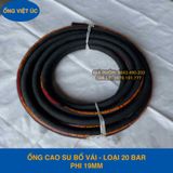  Ống Cao Su Bố Vải KT Phi 19MM Nhập Khẩu loại 20Bar - Ống Xối Việt Úc 