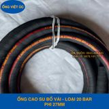  Ống Cao Su Bố Vải KT Phi 27MM Nhập Khẩu loại 20Bar - Ống Xối Việt Úc 