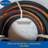  Ống Cao Su Bố Vải KT Phi 34MM Nhập Khẩu loại 20Bar - Ống Xối Việt Úc 