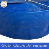  Ống bạt gân sần phi 150MM cuộn 20M - Ống bạt tải bùn cát sỏi Việt Úc 