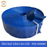  Ống bạt gân sần phi 150MM cuộn 50M - Ống bạt tải bùn cát sỏi Việt Úc 