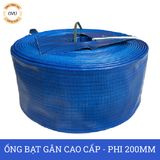  Ống bạt gân sần phi 200MM cuộn 20M - Ống bạt tải bùn cát sỏi bê tông Việt Úc 