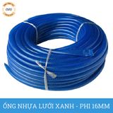  Ống nhựa lưới dẻo PVC phi 16mm - Ống lưới xanh dẫn nước Việt Úc 