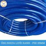  Ống nhựa lưới dẻo PVC phi 35mm - Ống lưới xanh dẫn nước Việt Úc 
