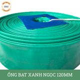  Ống bạt xanh ngọc phi 120MM cuộn 30M - Ống bạt tải nước cát sỏi Việt Úc 