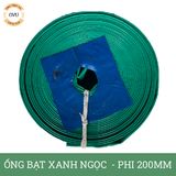  Ống bạt xanh ngọc phi 200MM cuộn 20M - Ống bạt bơm cát sỏi Việt Úc 