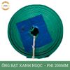 Ống bạt xanh ngọc phi 200MM cuộn 20M - Ống bạt bơm cát sỏi Việt Úc