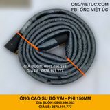  Ống cao su bố vải KT phi 150mm Nhập Khẩu - Ống Chống Phá Chống Nổ Việt Úc 