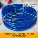  Ống nhựa lưới dẻo PVC phi 35mm - Ống lưới xanh dẫn nước Việt Úc 