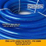  Ống nhựa lưới dẻo PVC phi 35mm - Ống lưới xanh dẫn nước Việt Úc 