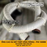  Ống Cao Su Bố Thép Phi 100MM cây 4M - Ống Rồng Hút Bùn Cát Việt Úc 