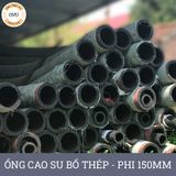  Ống Cao Su Bố Thép Phi 150MM cây 6M - Ống Rồng Hút Bùn Cát Việt Úc 