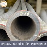  Ống Cao Su Bố Thép Phi 200MM Cây 4M - Ống Rồng Hút Bùn Cát Việt Úc 