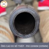  Ống Cao Su Bố Thép Phi 220MM Cây 4M - Ống Rồng Hút Bùn Cát Việt Úc 
