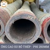  Ống Cao Su Bố Thép Phi 250MM Cây 6M - Ống Rồng Hút Bùn Cát Việt Úc 