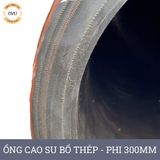  Ống Cao Su Bố Thép Phi 300MM Cây 4M - Ống Rồng Hút Bùn Cát Việt Úc 