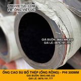  Ống Cao Su Bố Thép Phi 300MM Cây 2M - Ống Rồng Hút Bùn Cát Việt Úc 