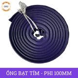  Ống bạt cốt dù tím phi 100MM cuộn 50M - Ống nhựa PVC tải cát sỏi Việt Úc 