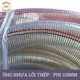  Ống nhựa mềm lõi thép nhập khẩu phi 110mm - Nhựa dẻo lõi lò xo Việt Úc 