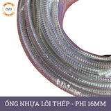  Ống nhựa mềm lõi thép nhập khẩu phi 16mm - Nhựa dẻo lõi lò xo Việt Úc 