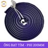 Ống bạt cốt dù tím phi 200MM cuộn 40M - Ống nhựa PVC tải cát sỏi Việt Úc