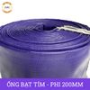 Ống bạt cốt dù tím phi 200MM cuộn 50M - Ống nhựa PVC tải cát sỏi Việt Úc